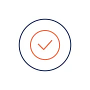 Icon representing planning and approval step in digital bonding workflow for orthodontic case preparation