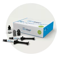 EtchFree orthodontic etching system with syringes and packaging 